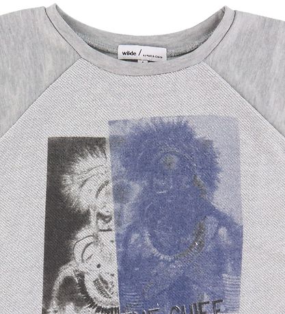 Hust and Claire T-Shirt - Wilde - Grau m. Print
