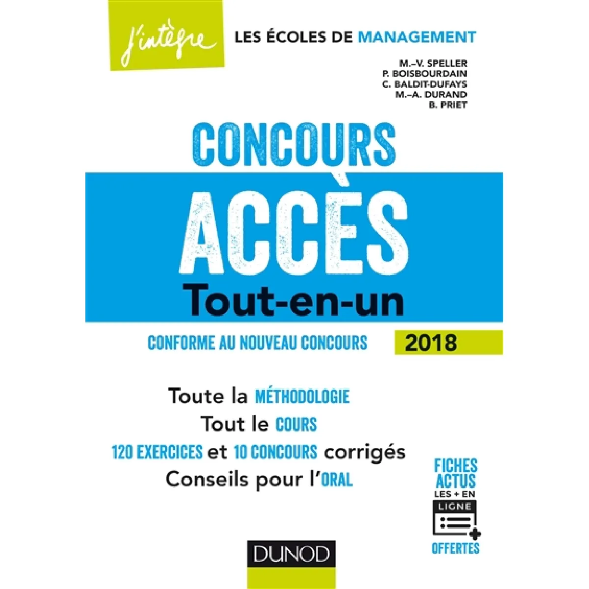 Concours Accès 2018 : tout-en-un · Occasion