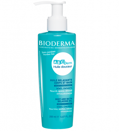 ABC DERM HUILE RELAXANTE 200 ML - Transparent