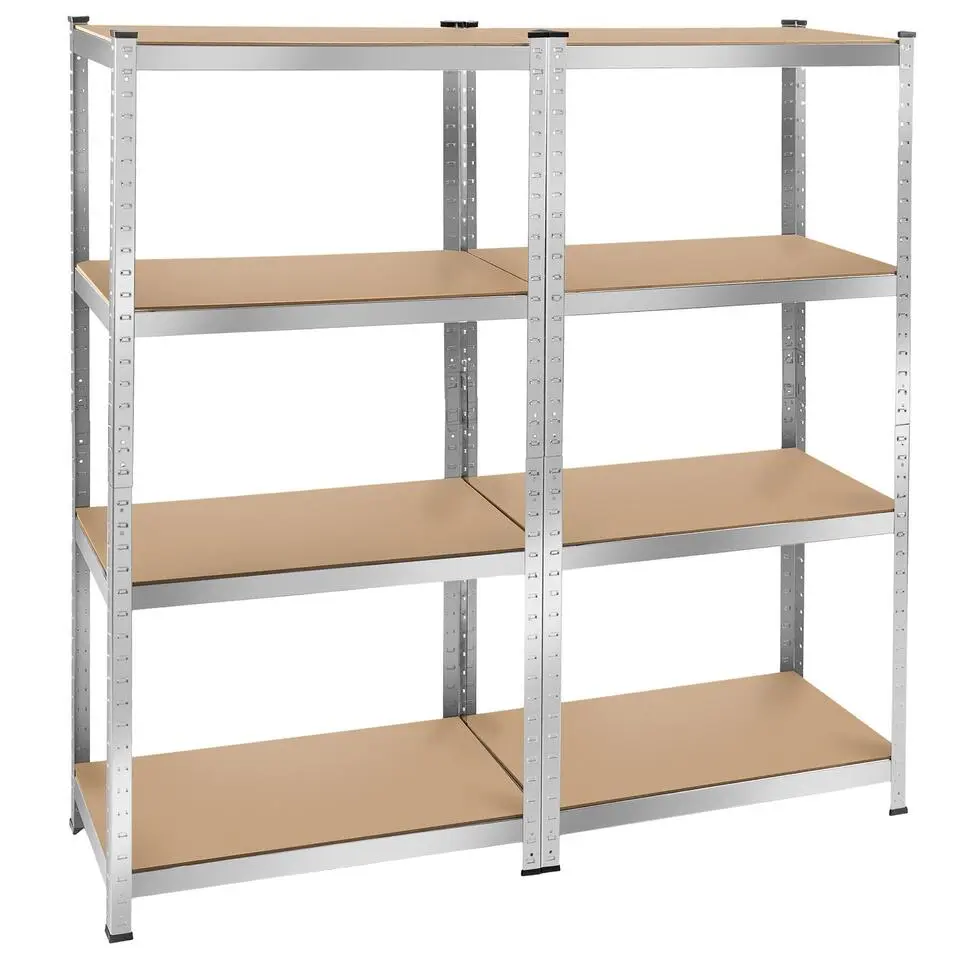 tectake Werkplaatsrek, Zilver