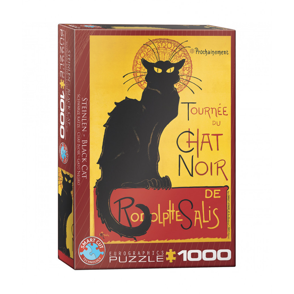 Puzzle - Steinlen - Chat Noir - 1000 Pièces