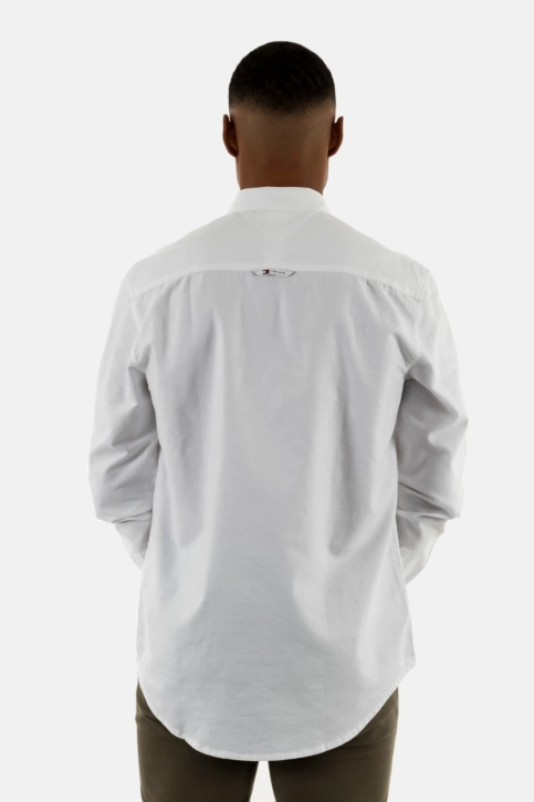 Chemise tommy jeans reg oxford ybr white