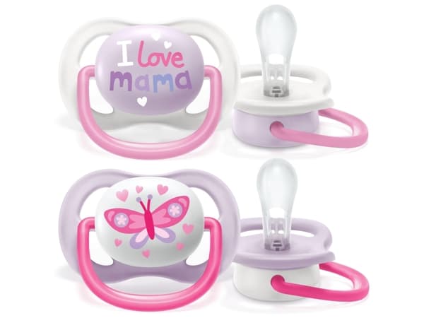 Philips AVENT ultra air SCF080/02 smokk, Ortodontisk, Silikon, Gutt/Jente, Tåler oppvaskmaskin