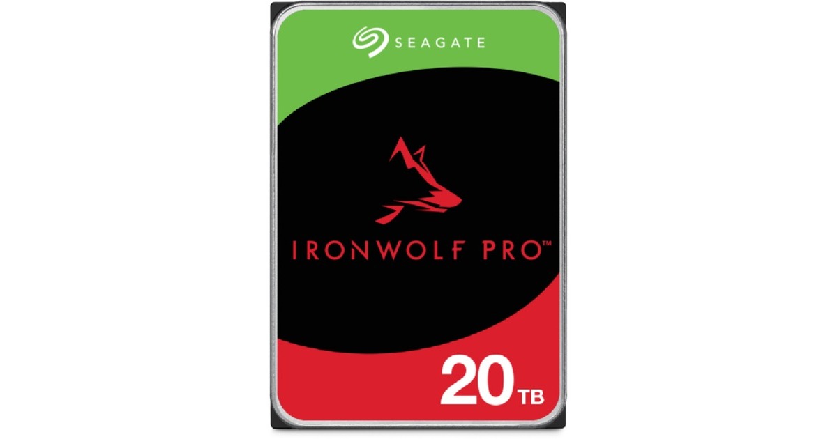 SeagateIronWolf Pro 20 TB harde schijf  (ST20000NT001, SATA/600, 24/7)