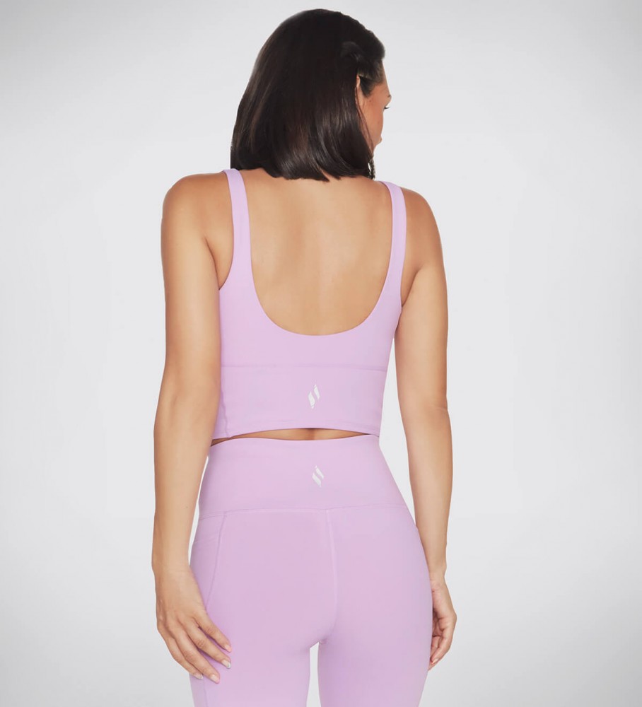 Skechers Top Goflex Joy Longline rosa