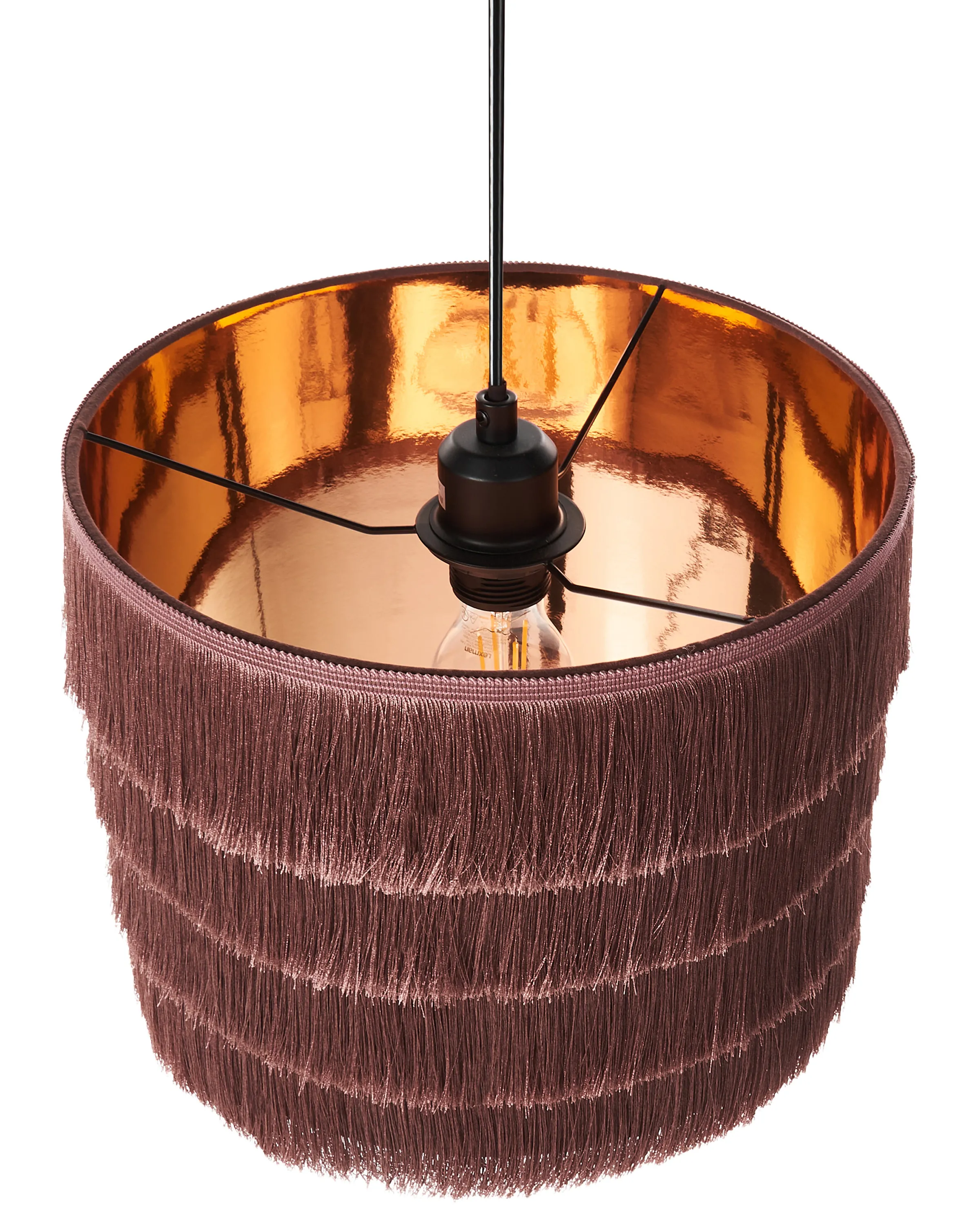 Hanglamp SUAPURE Stof Roze