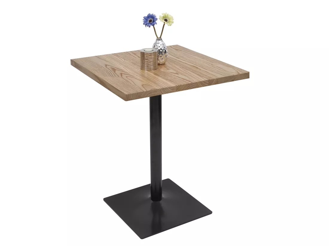 Table de bistrot MCW-H10, brun clair