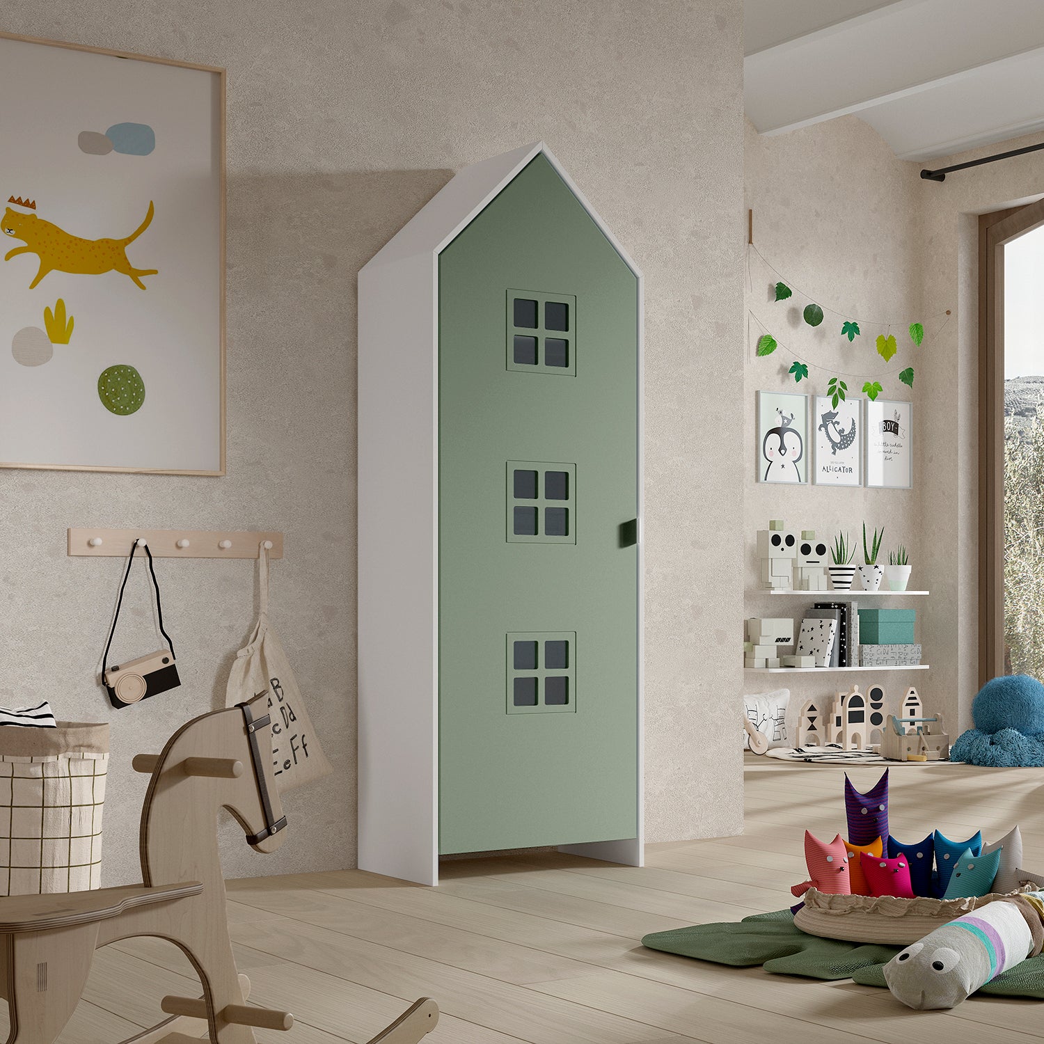Vipack Casami Bruges Kledingkast - Entangled Groen