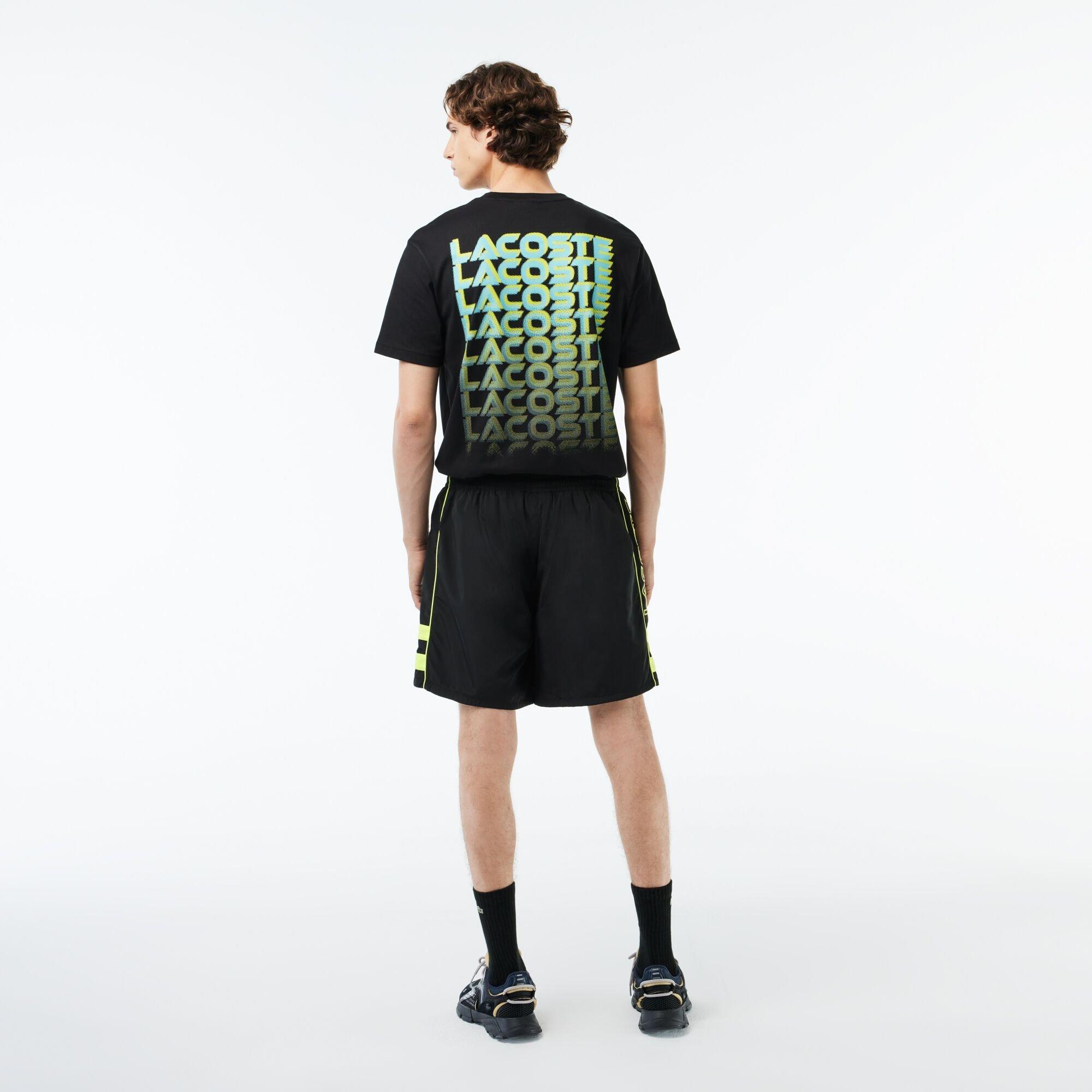 Lacoste Relaxed Fit Embroidered Shorts