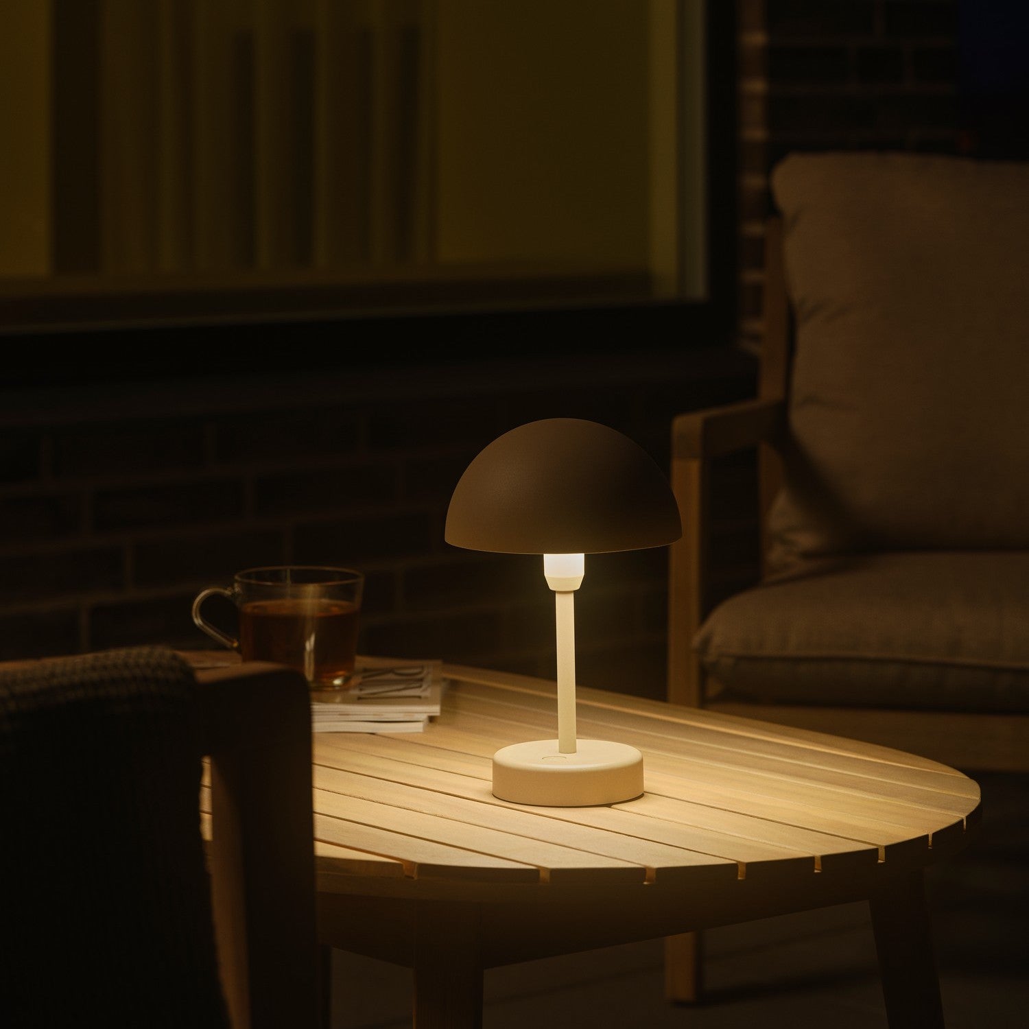 Nordlux Ellen To-Go Oplaadbare Tafellamp - Beige