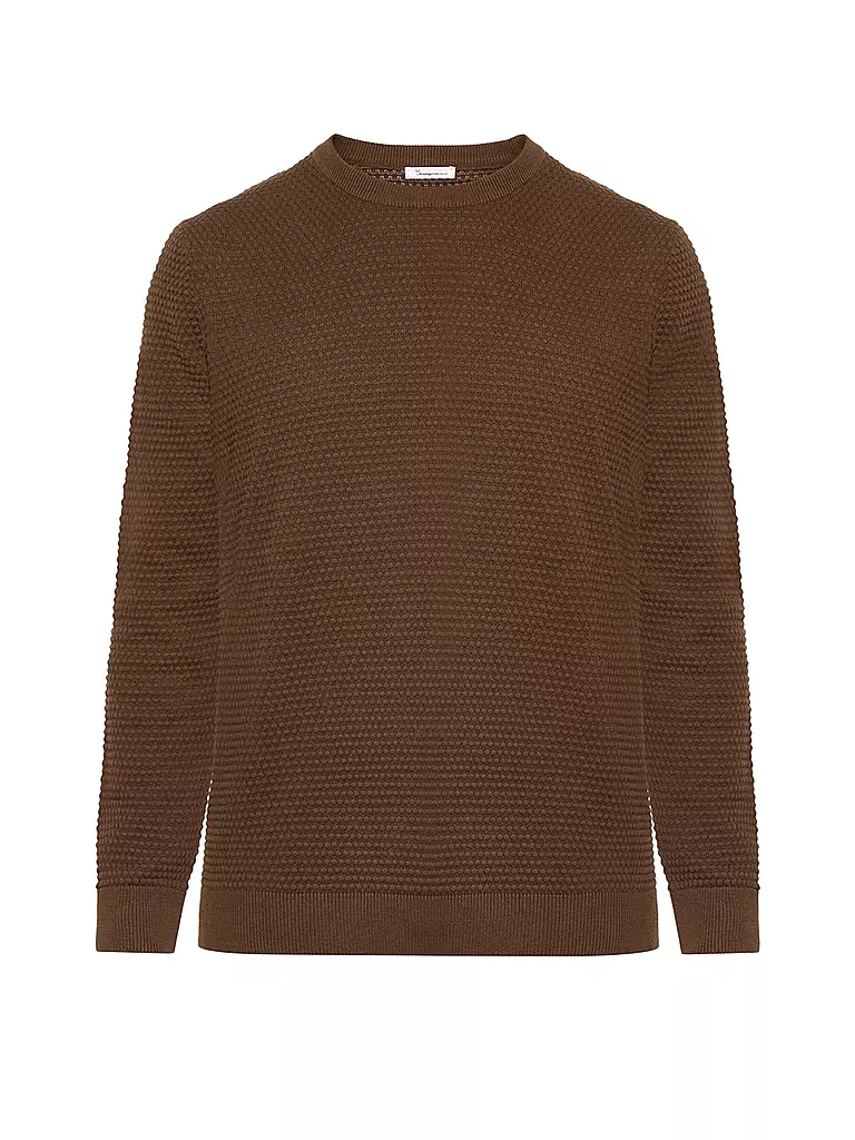 KNOWLEDGE COTTON APPAREL Pullover VAGN braun