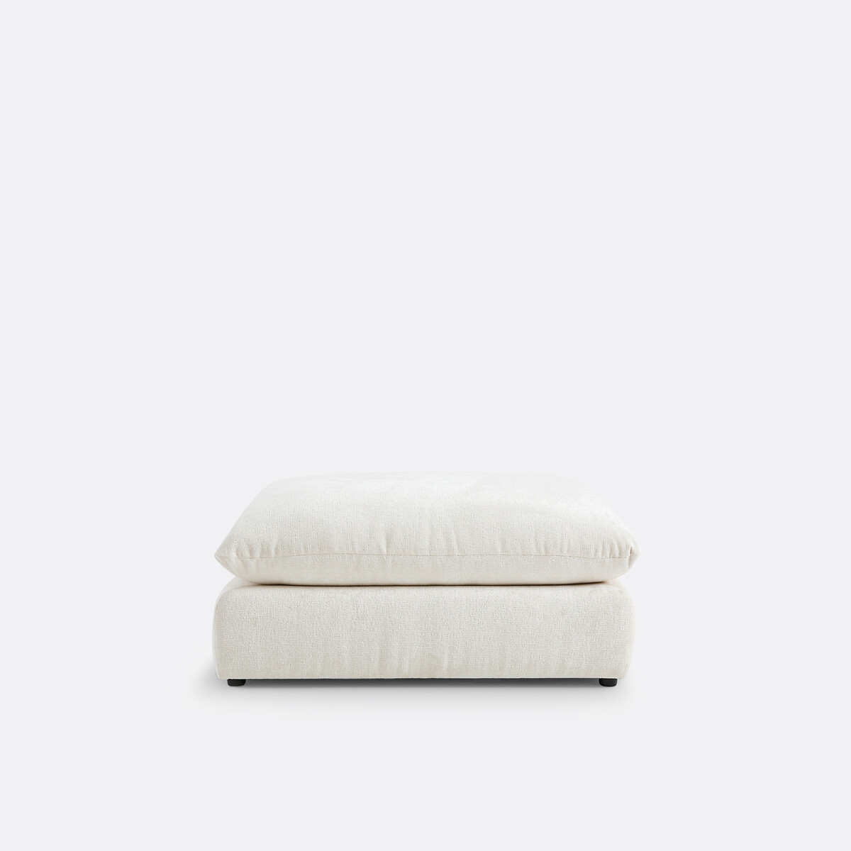 LA REDOUTE INTERIORS<br>Puff modulável, veludo texturizado, Malo