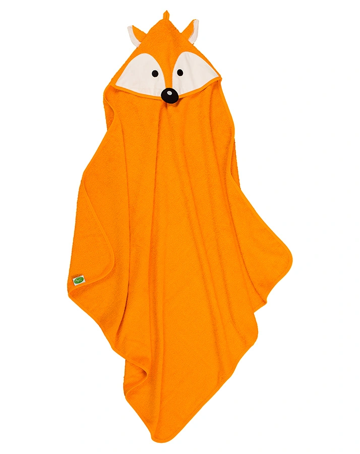 Kapuzenhandtuch FUCHS (100x100) in orange