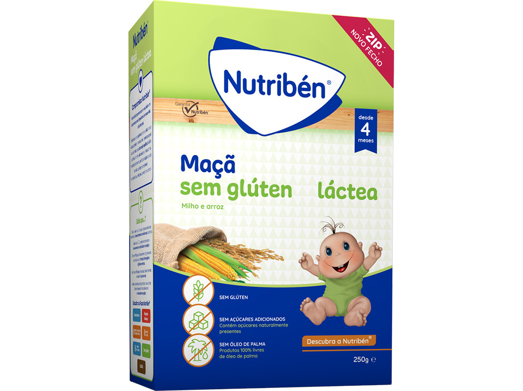 PAPA LÁCTEA S/ GLUTEN NUTRIBEN MAÇA 600G