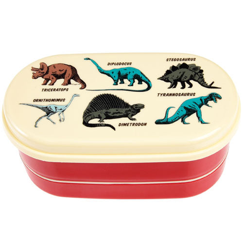 Rex london bento box met bestek - prehistoric land
