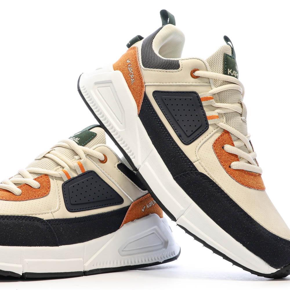 Kaporal Baskets Beige/Orange Homme Kaporal Dolpi