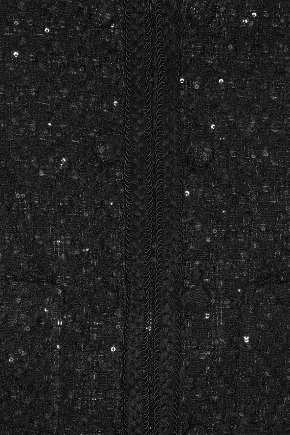 ROTATE Birger Christensen BOUCLE CROP JACKET Black