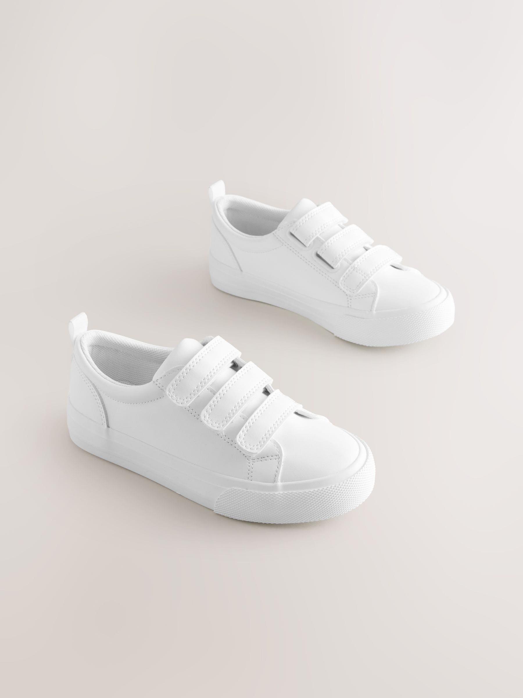 Wit - Touch Fastening Slimme Casual Trainers