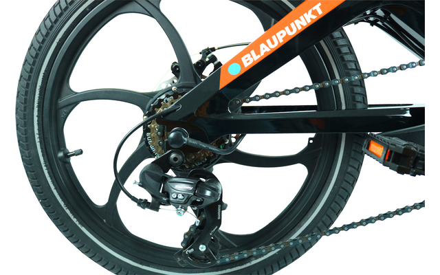 Blaupunkt Fiene faltbares E-Bike orange 20 Zoll 250W
