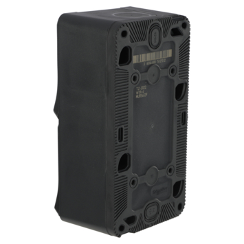 Schneider Electric Mureva Styl wandcontactdoos 2-voudig verticaal IP55 antraciet