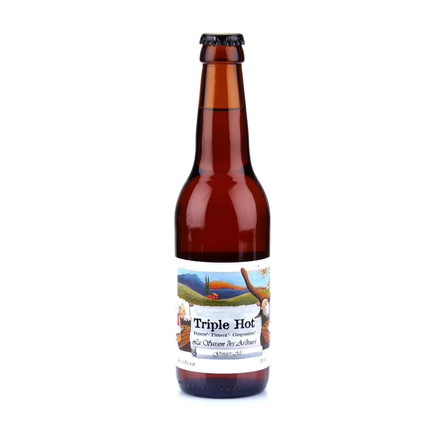 La Triple Hot - bière bio épicée gingembre piment poivre 5.9%