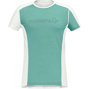 Norrøna Falketind Equaliser Merino  T-Shirt Malachite Green Damen
