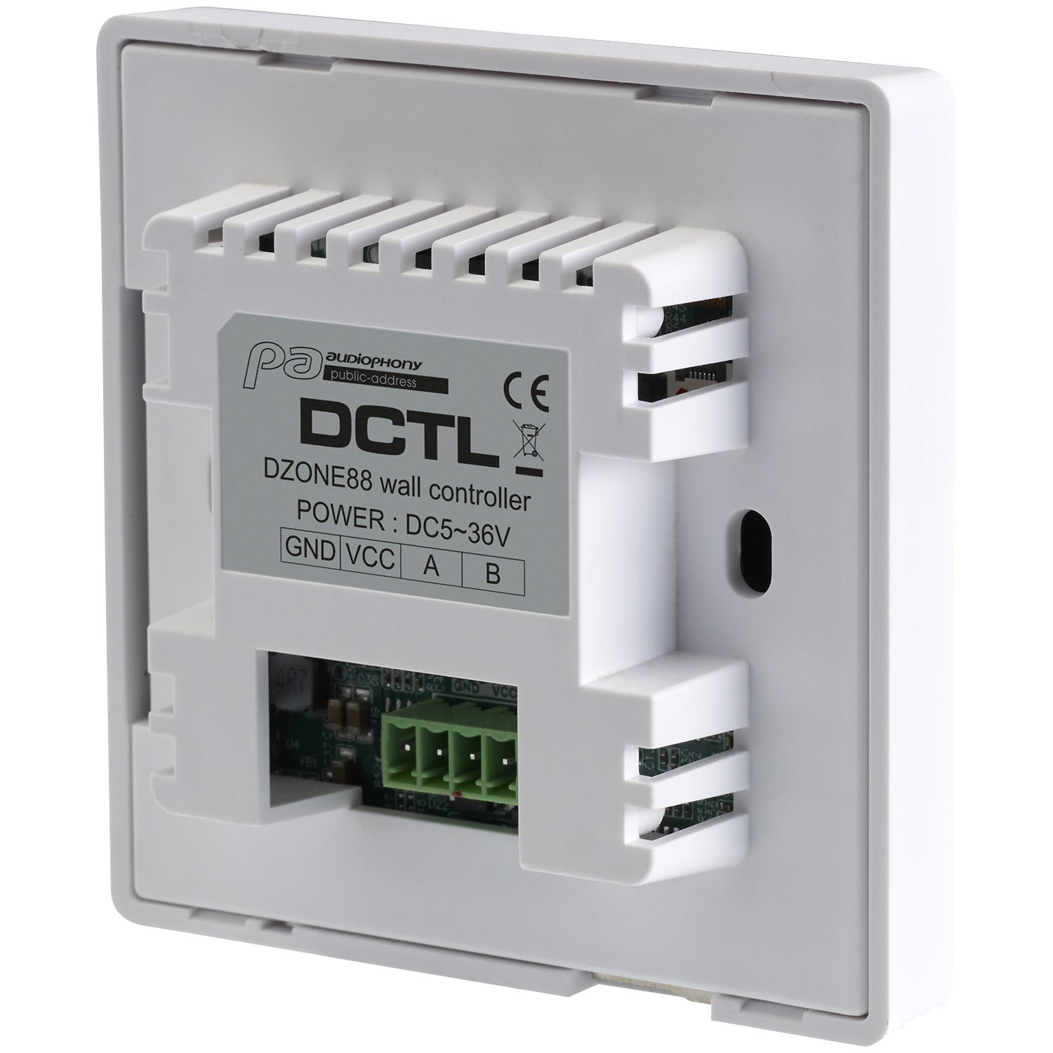 Audiophony DCTL wandbedieningspaneel voor DZONE88