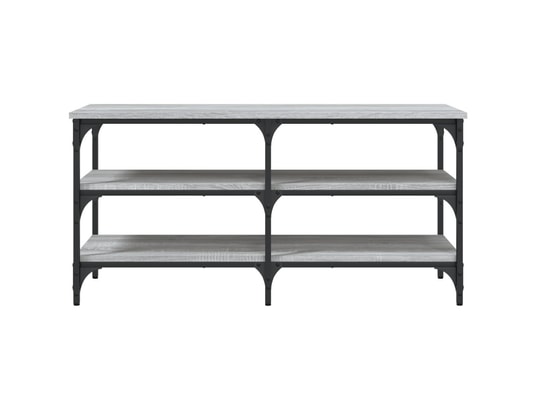 VIDAXL - Banc à chaussures sonoma gris 100x38,5x49 cm bois d'ingénier...