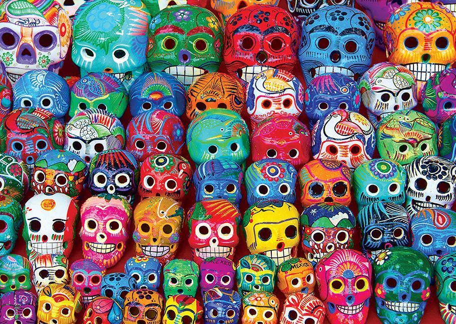 Traditional Mexican Skulls (Puzzle)
