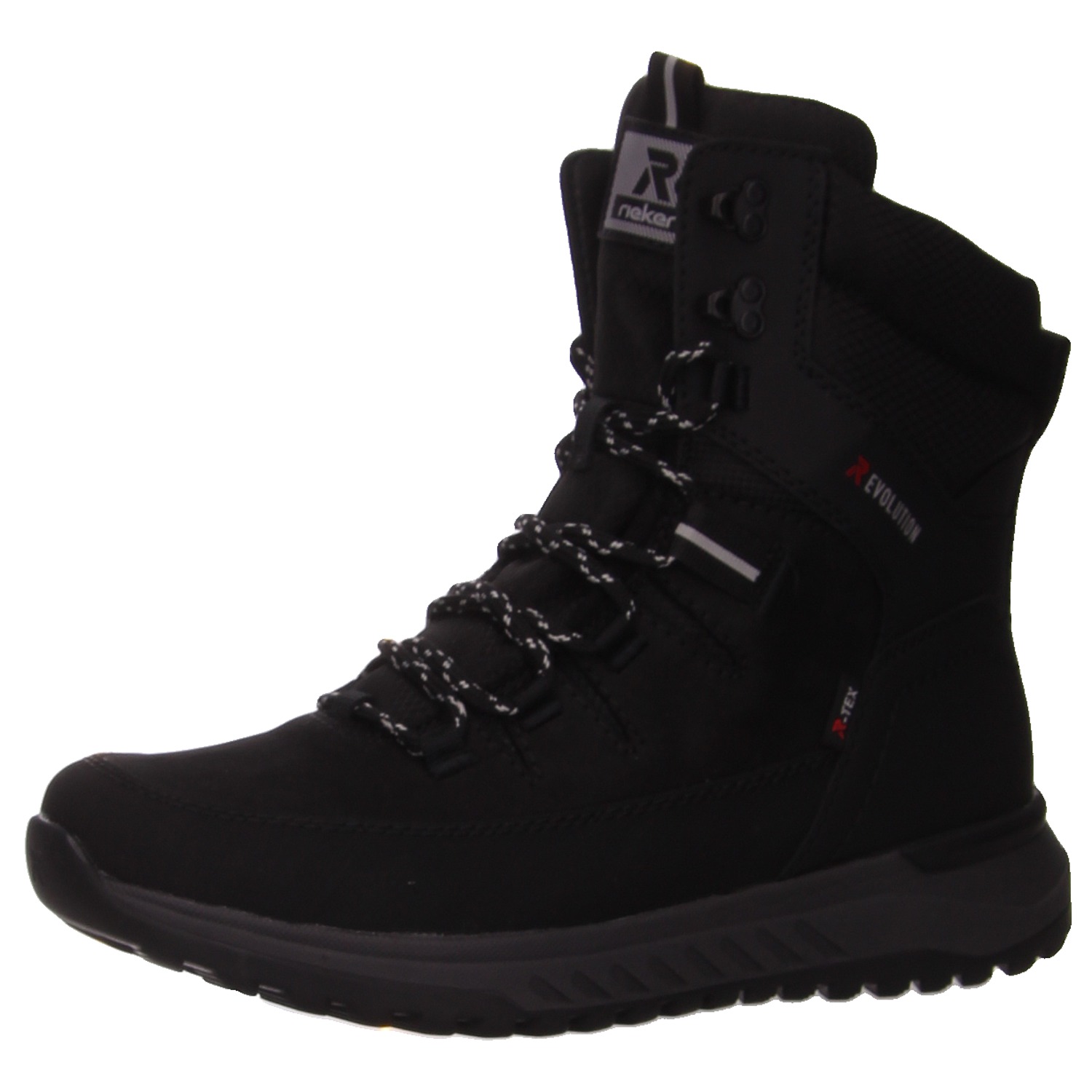 Rieker Schnürboots schwarz schwarz