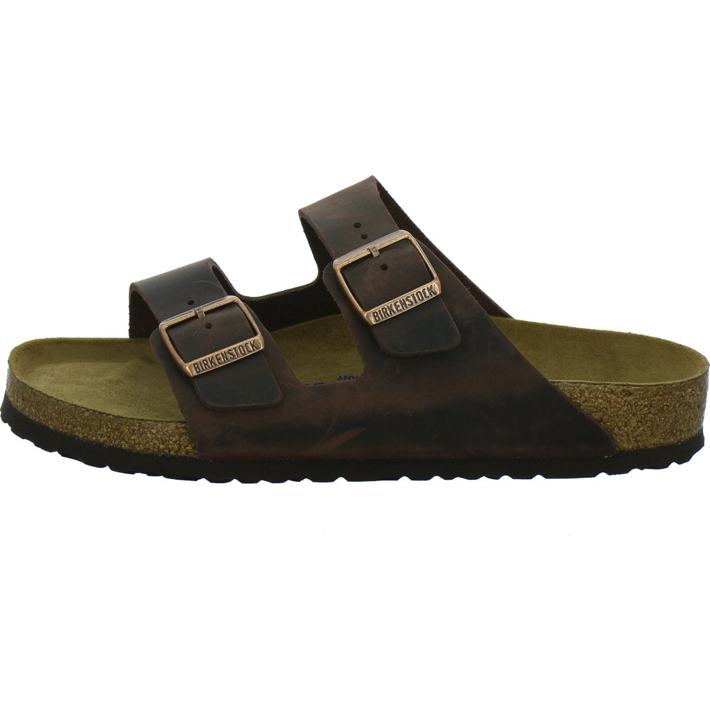 Birkenstock Pantoletten Herren Arizona Weichbettung Dunkelbraun