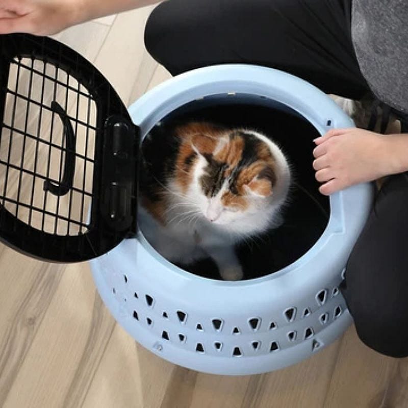 Petmate Get-a-Round Kennel Blauw Kat | 15550