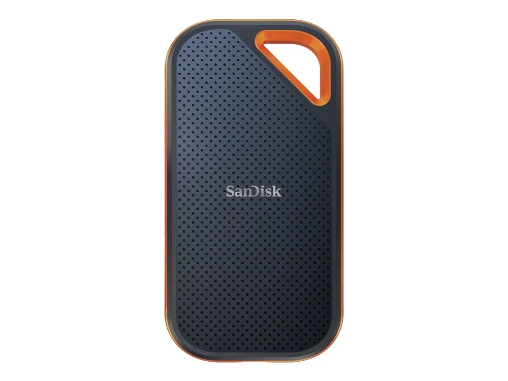 SanDisk Extreme PRO Portable - SSD - krypteret - 2 TB - ekstern (bærbar) - USB 3.2 Gen 2x2 - 256-bit AES - for Intel Next Unit of Computing 13 Pro Kit - NUC13ANHi5