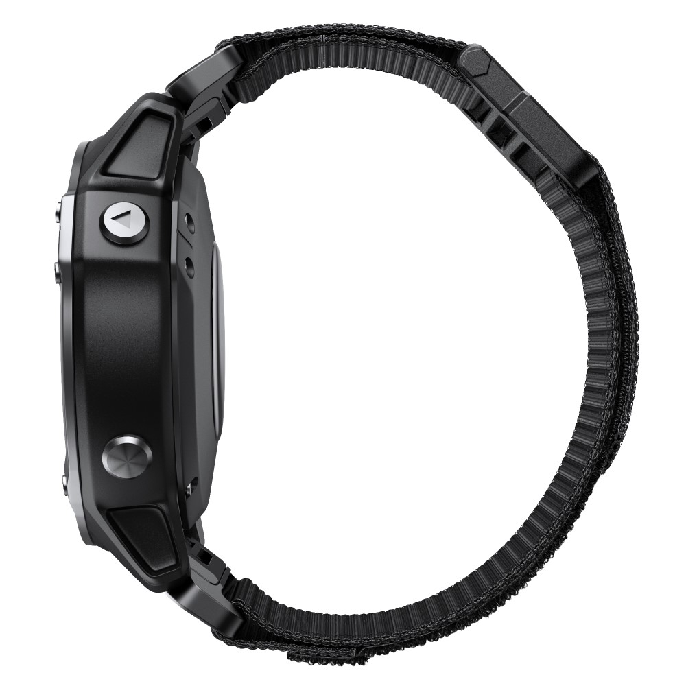 Garmin Nylon Outdoor Armband mit 26mm Schnellverschluss (Gelenkumfang: 175-205mm) - Schwarz