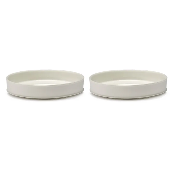 Serax - Dune Schale by Kelly Wearstler, Ø 21 cm, Alabaster / weiss (2er-Set)