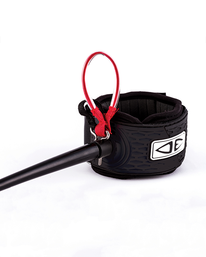 Ocean and earth Leash Reef - 6'0 - One XT - Quick Release / Larguable Black