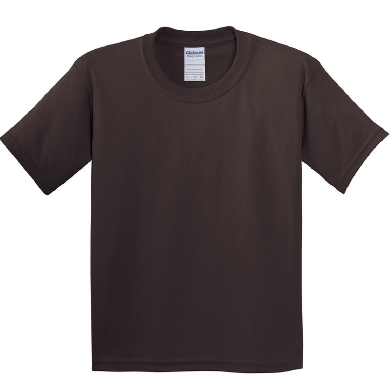Short Manga Básica Camiseta Con Algodón Grueso Gildan