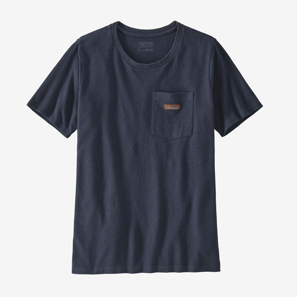 Damen-Arbeits-T-Shirt mit Tasche