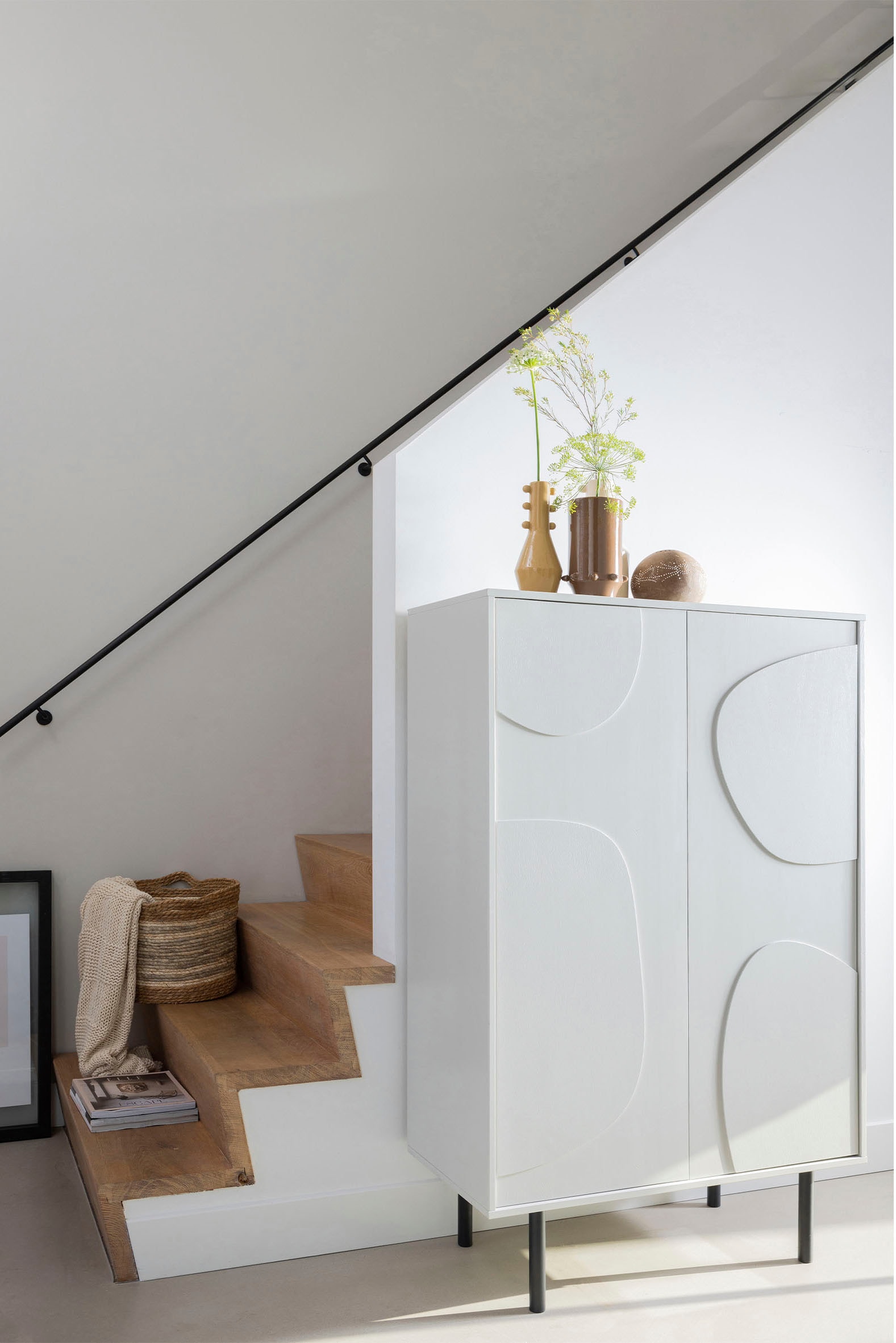 WOOOD Stauraumschrank »Cadiz« mit drei Böden, H 135 cm x B 85 cm