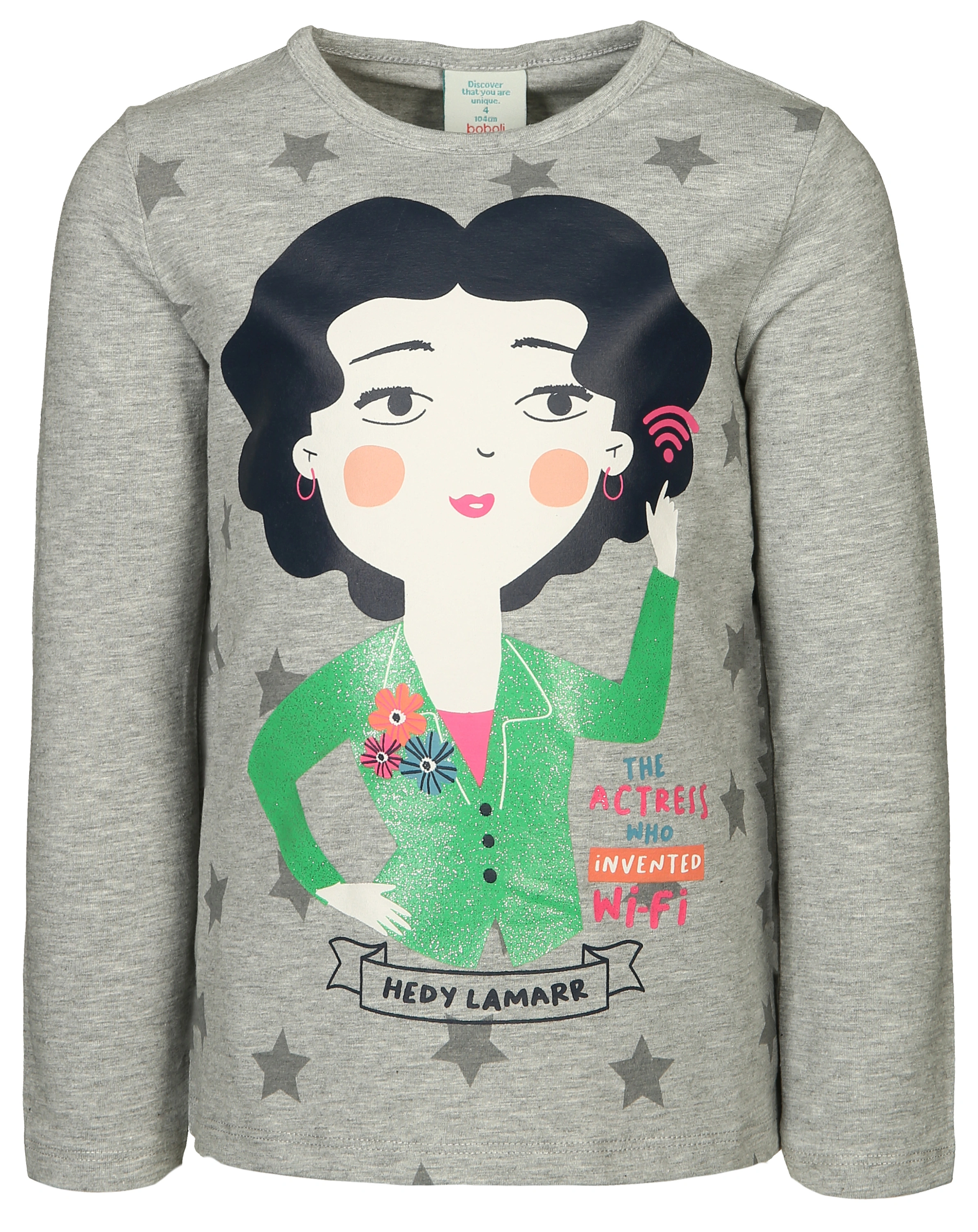 Langarmshirt MISSES in grau