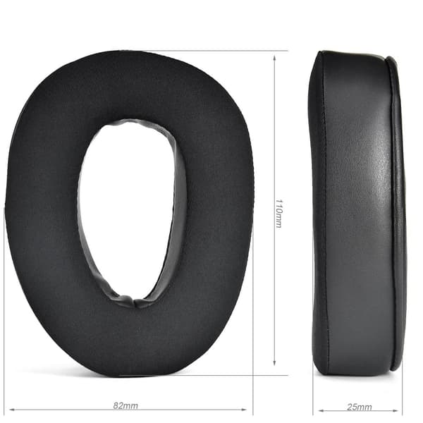 INF Øreputer for Sennheiser GSP 370/350/303/302/301/300, 1 par sorte