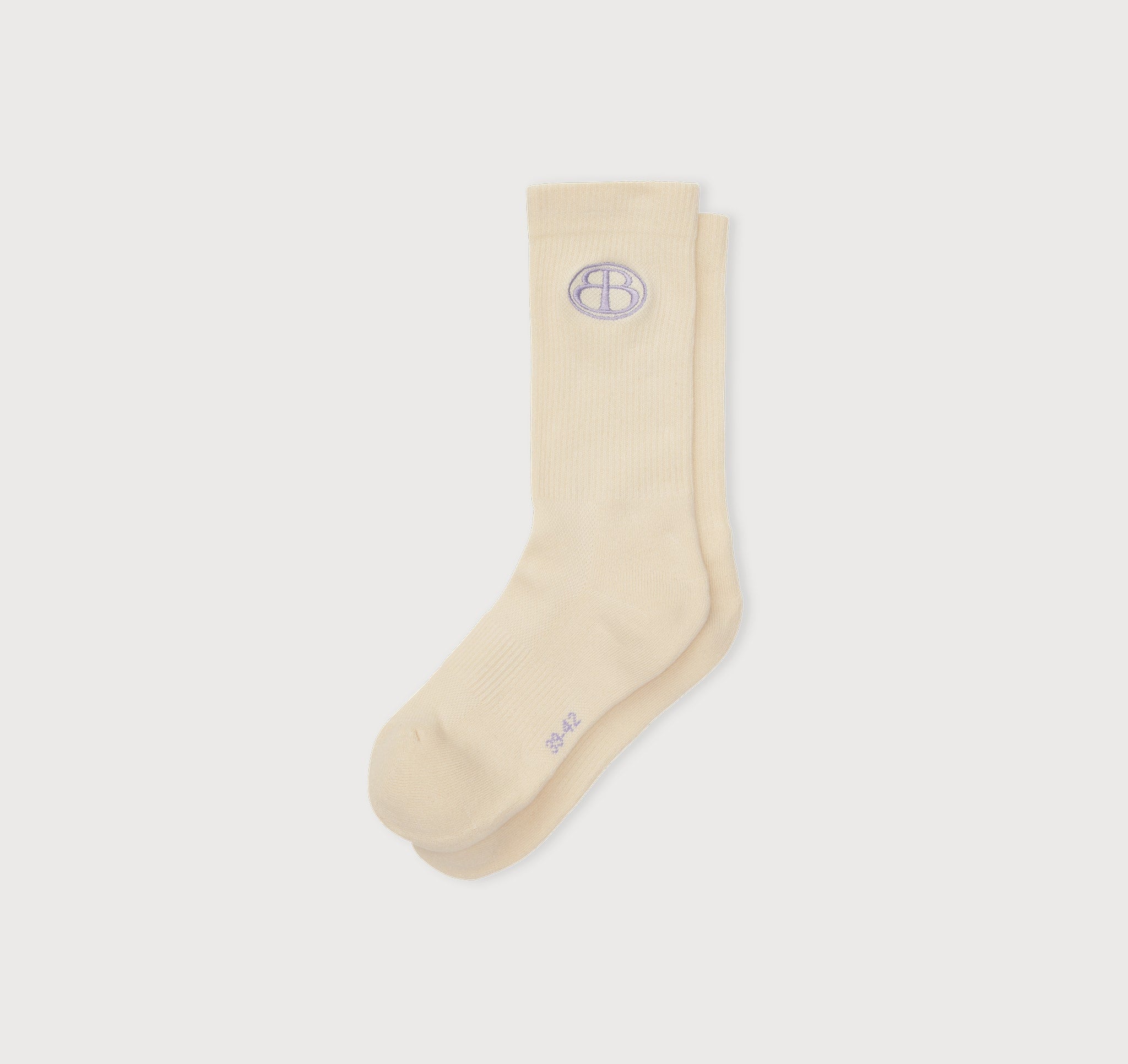 COTTON<br>Core Butterfly Crew Rib Socks