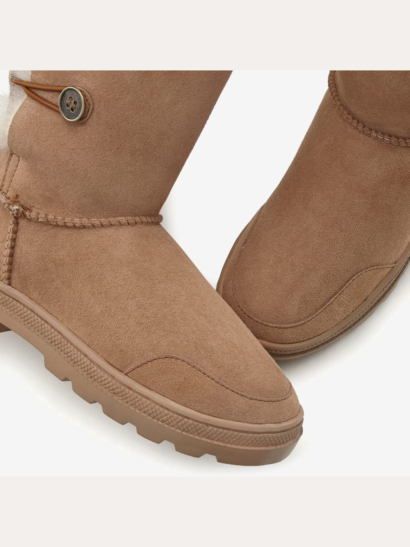 Botte d'hiver bottines d'hiver en cuir de qualité