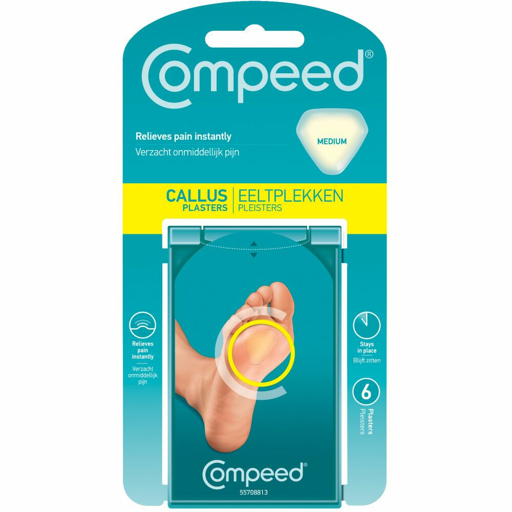 2x Compeed Eeltpleister Medium6 stuks
