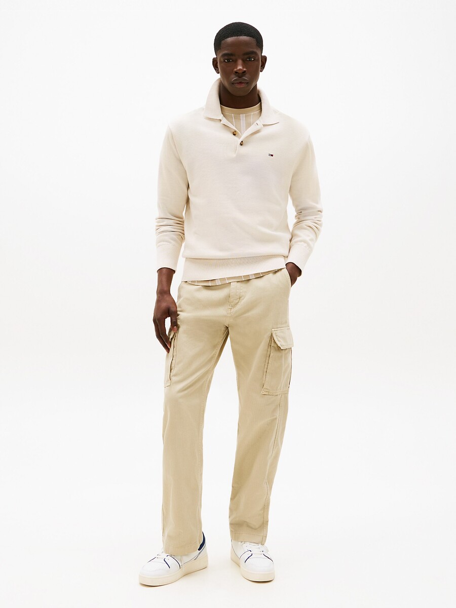 TOMMY JEANS<br>Suéter com fechamento de botões