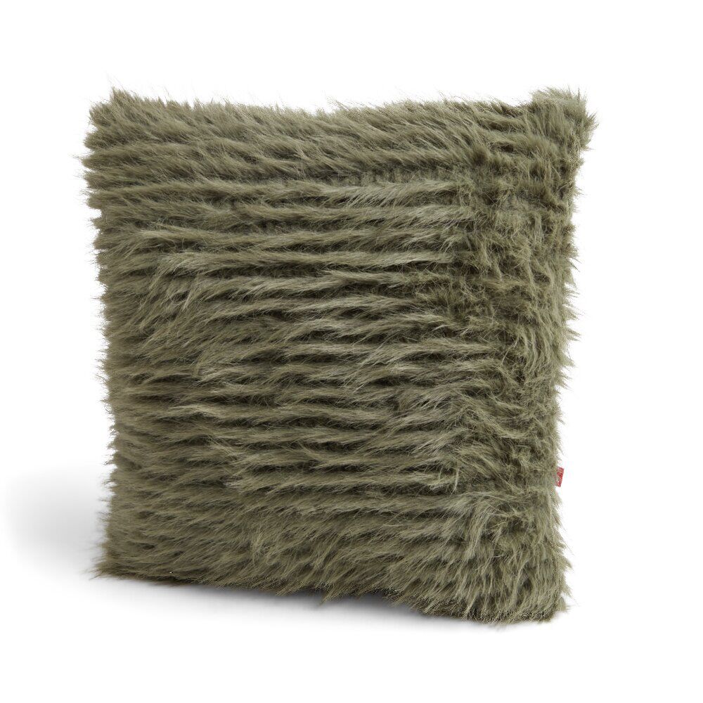 Coussin carré à poils longs 40x40cm - 3 modèles