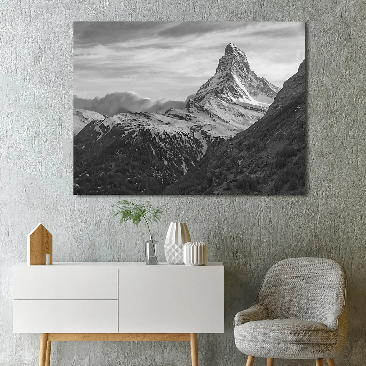 Incado Mixed Media Lærredstryk - The Mountain