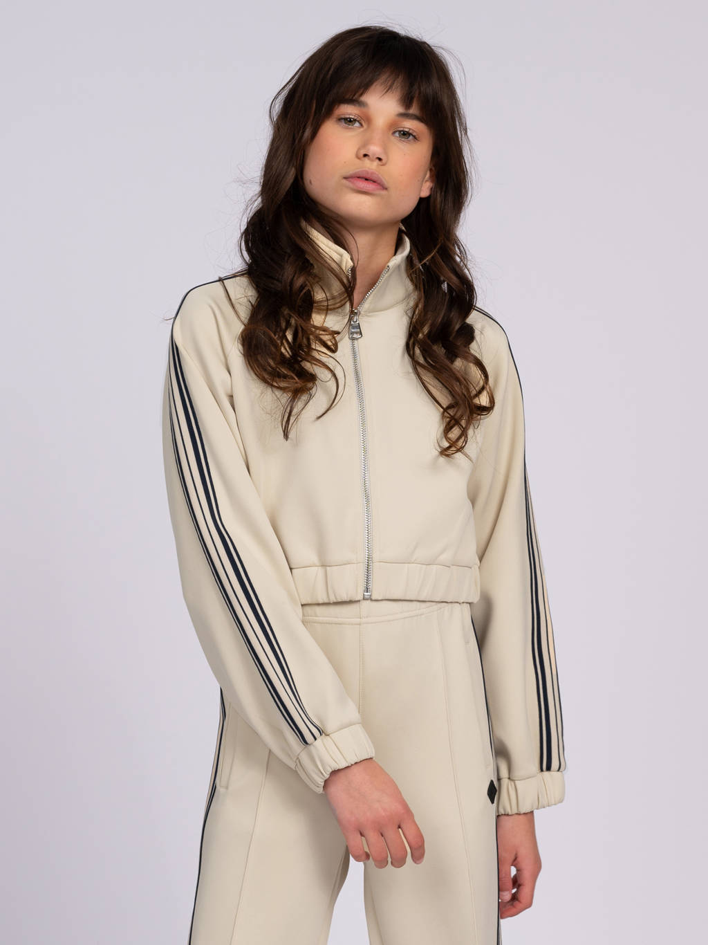 NIK&NIK sweatvest beige