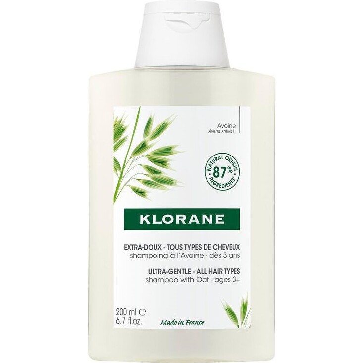 Shampooing extra-doux à l'avoine bio Klorane - Flacon de 200 ml