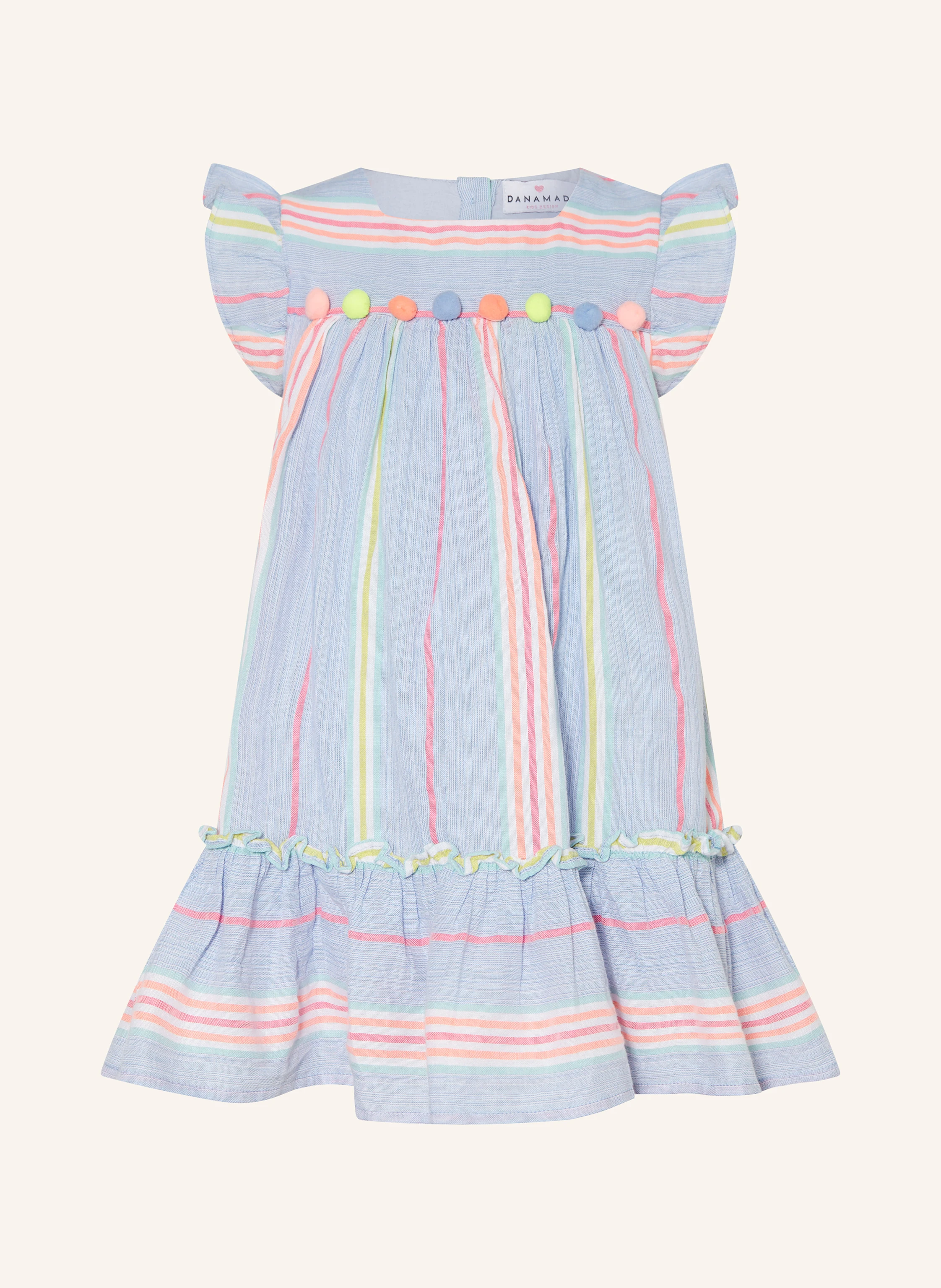 DANAMADE Kleid mit Volants